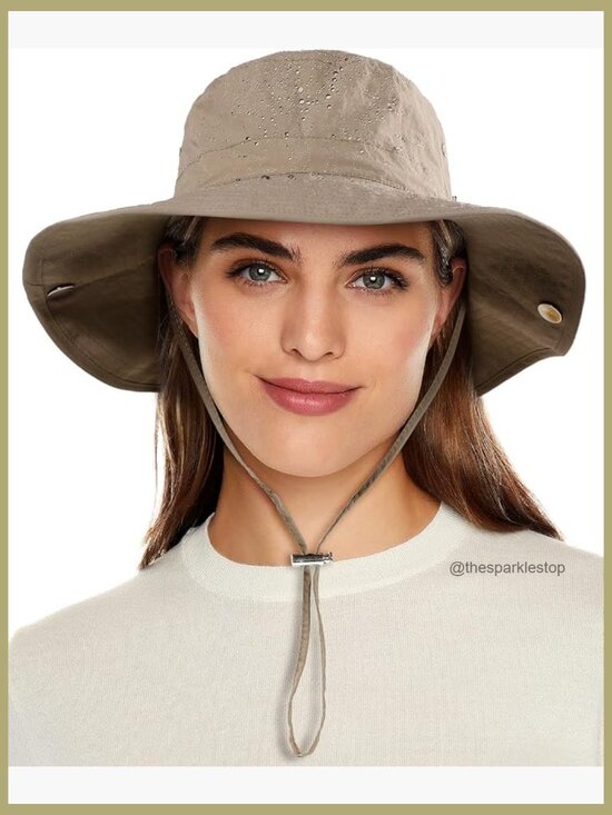 Waterproof Bucket Hat Wide Brim UPF50+ Nylon Foldable Sun Protection main image 6